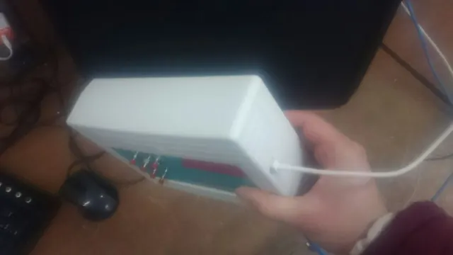 Polling terminal hardware — view 6.