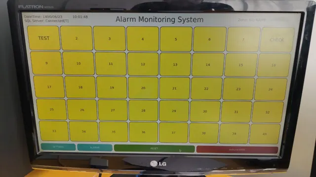 Alarm system running 2.