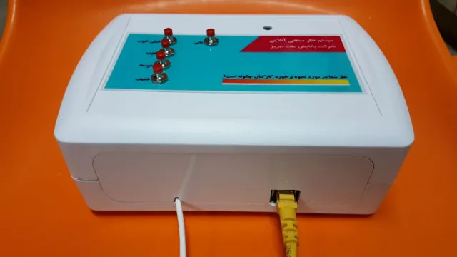 Polling terminal hardware — view 5.