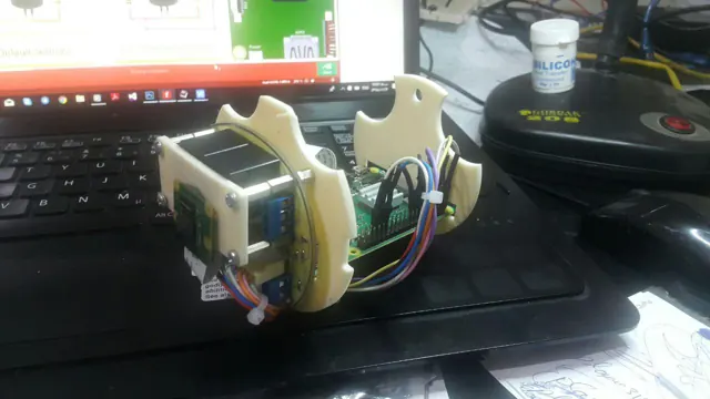 Enclosed prototype internal assembly — v1-hardware-inside.
